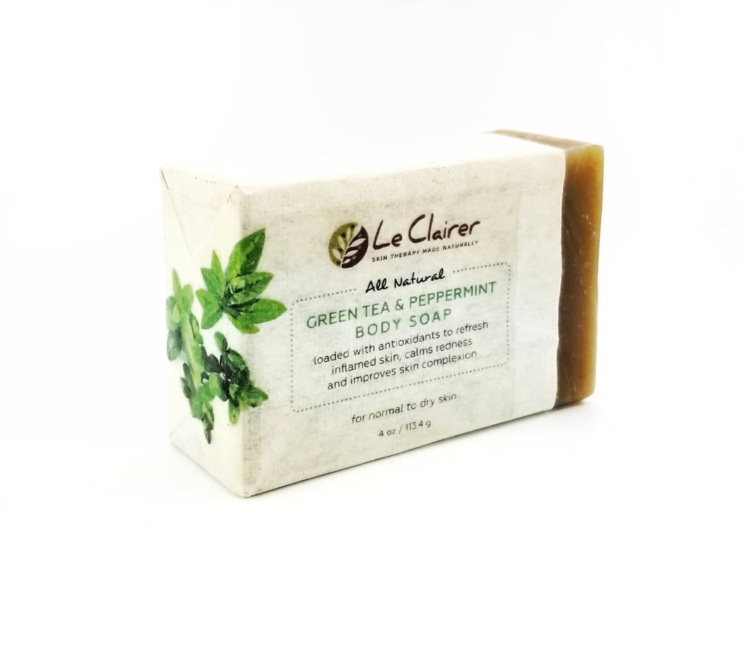 Green Tea & Peppermint Body Soap